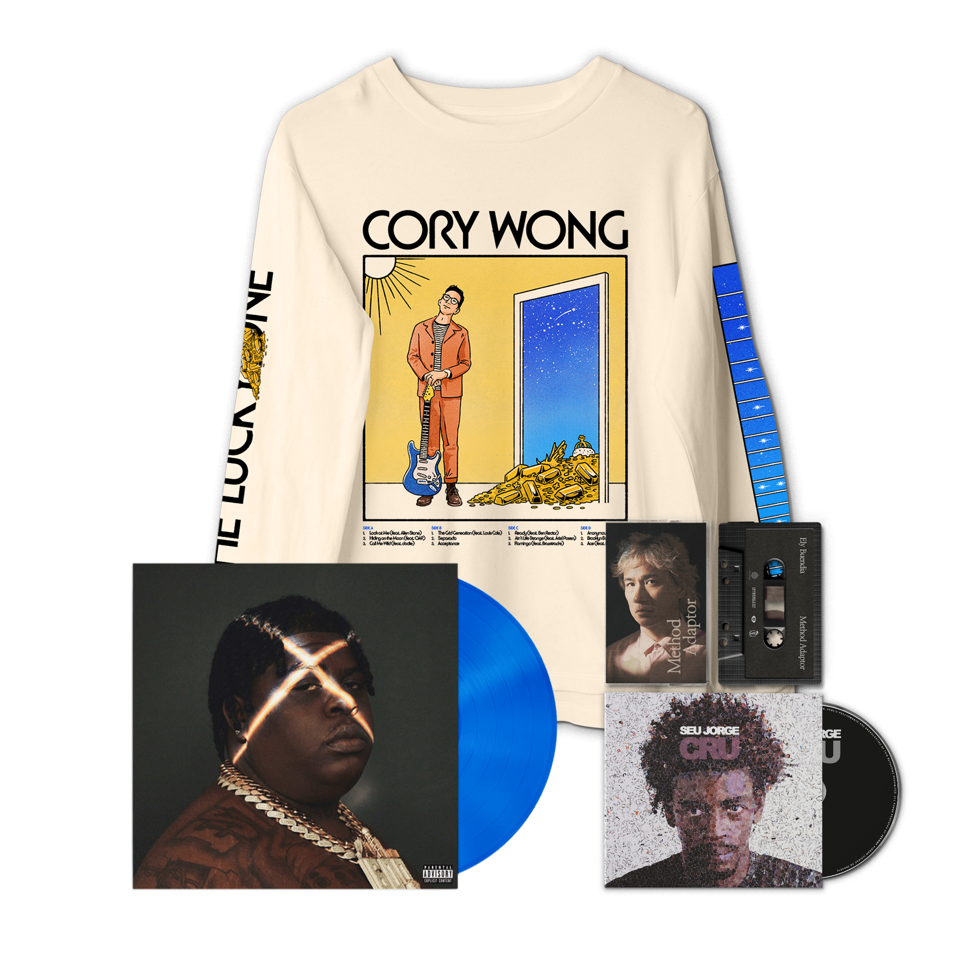 Limited editions vinyl produced on demand.