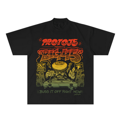 Merch - Protoje - Big 45 Tee (Black)