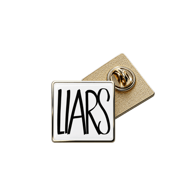Merch - Liars - A Ban On Plastic Bag Bans - Enamel Pin
