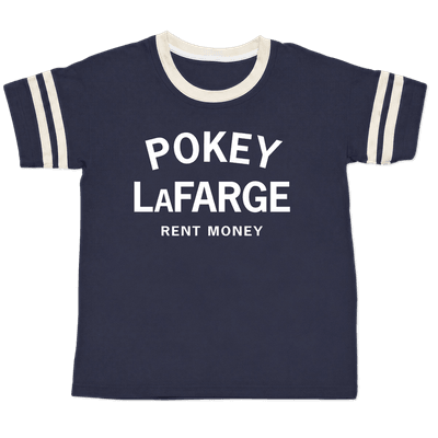 Merch - Pokey LaFarge - Rent Money - Baseball Tee
