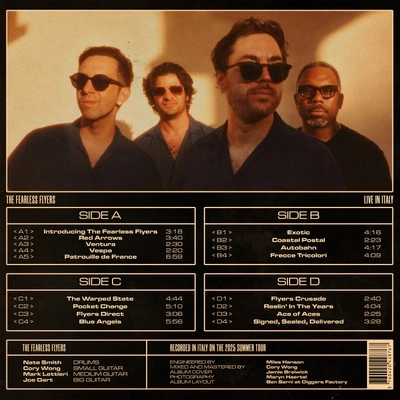 THE FEARLESS FLYERS アナログレコード Vinyl - The Fearless Flyers - Live in Italy - Diggers Factory