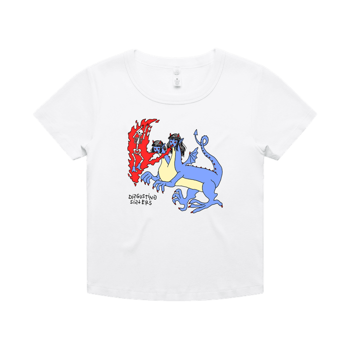 Merch - Disgusting Sisters - Skin & Blisters Dragon Baby Tee