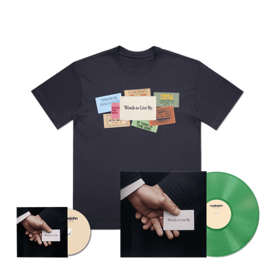Vinyl - mustbejohn - Words to Live By - LP + CD + Tee Bundle