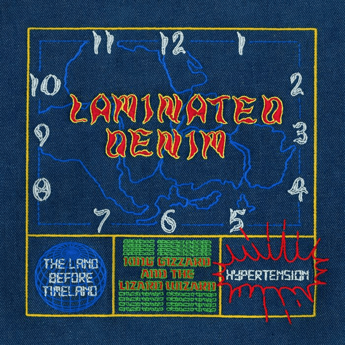 Vinyl - King Gizzard and the Lizard Wizard - Laminated Denim (2026 Repress / "Orange Habanero") (hover)