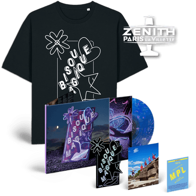 Bundle - MPL - Pack Noël Zenith : 1 invitation au concert + 1  t-shirt + 1 vinyle collector 