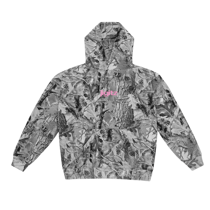 Merch - jigitz - pink camo hoodie