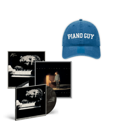 Bundle - JP Saxe - Okay Piano Guy : Signed CD & Hat 