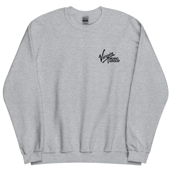 Merch -  - VIRGIN MUSIC GROUP BLACK LOGO CREWNECK (Grey)