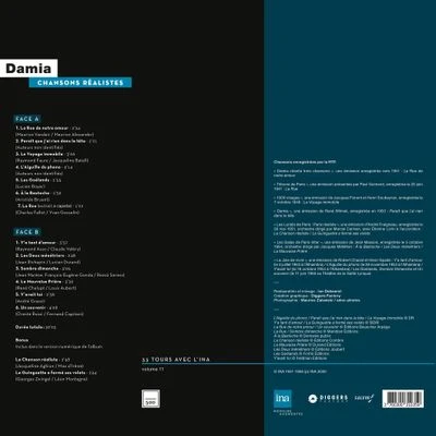 Vinyl - Damia - Chansons réalistes - Diggers Factory