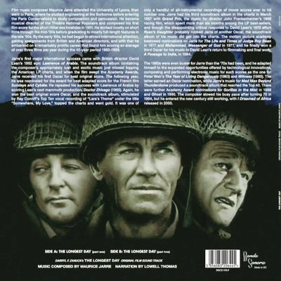 Vinyl - Maurice Jarre - The Longest Day - Diggers Factory