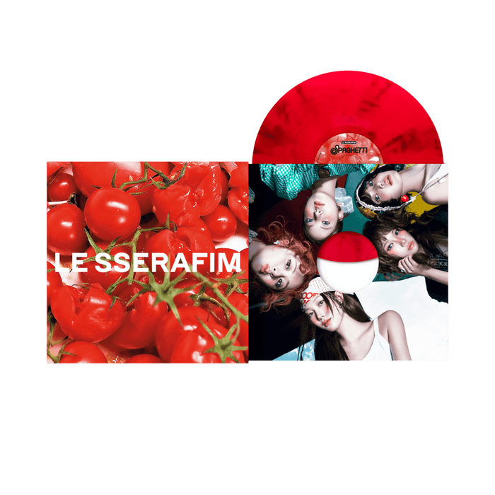 Vinyl - LE SSERAFIM - 1st Single Album "SPAGHETTI" Vinyl (Tomato Red) (US/EU Exclusive)