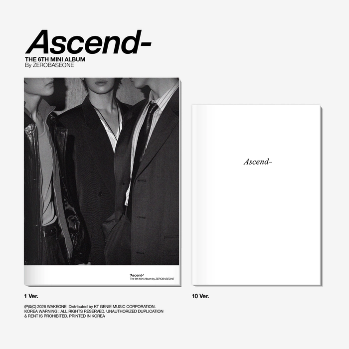 Cd - ZEROBASEONE - The 6th Mini Album [Ascend-] (1 ver. / 10 ver
