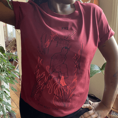 Merch - Melissa Laveaux - Fire Next time - Tee Shirt