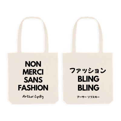 Merch - Arthur Lipsky - MON FUJI - TOTE BAG "FASHION" (RECTO-VERSO)