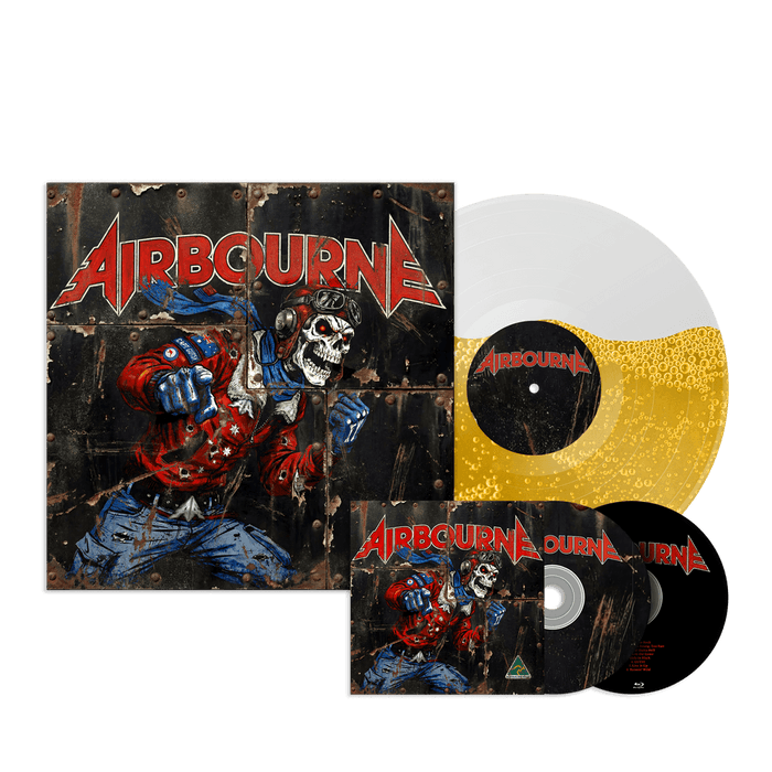 Bundle - Airbourne - Airbourne - CD & Blu Ray + Beer Vinyl Bundle