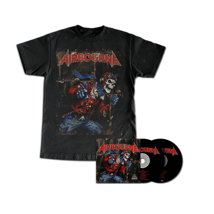 Bundle - Airbourne - Airbourne - CD & Blu Ray + T-Shirt Bundle