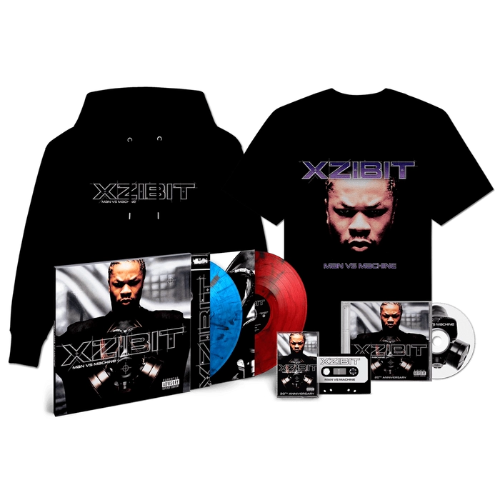 Merch - Xzibit - Man Vs Machine [Full Merch Pack - Blue and Red