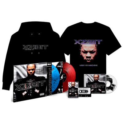 Merch - Xzibit - Man Vs Machine [Full Merch Pack - Blue and Red Marble]