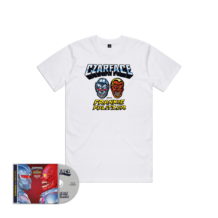 Bundle - Czarface - Czarface Meets Frankie Pulitzer (CD) + CZFP White T-Shirt Fanpack