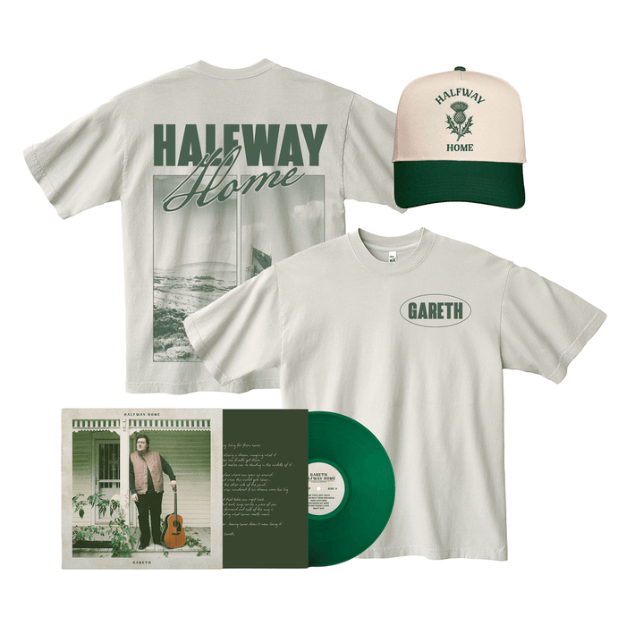 Bundle - Gareth - Halfway Home - Signed LP + Exclusive T-Shirt + Cap Bundle