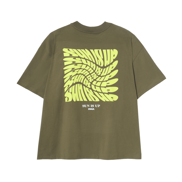 T-shirt - INNA - "Sun is Up" T-shirt (green) (hover)