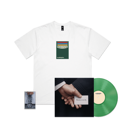 Vinyl - mustbejohn - Words to Live By - LP + Tape + Tee Bundle