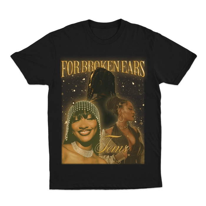 Merch - Tems - For Broken Ears - Vintage Tee - Hand numbered