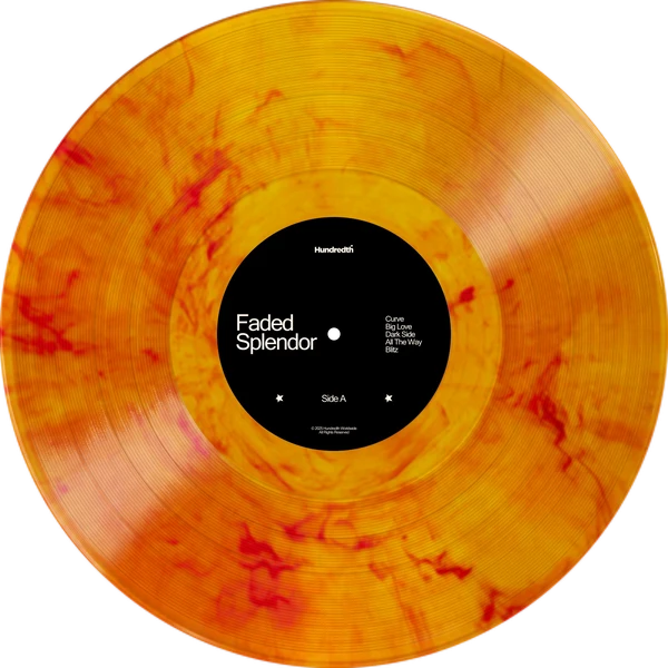 限定100 Edition3 lithograph Vinyl - Hundredth - Faded Splendor - Variant 3 - Yellow