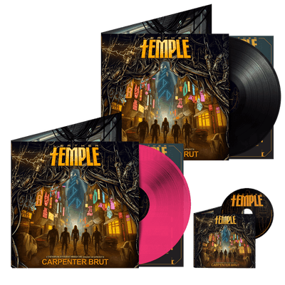 Vinyl - Carpenter Brut - Leather Temple - CD + LP Neon Pink + LP Black
