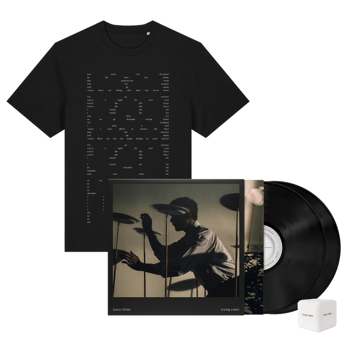 Trying Times - Store Exclusive Deluxe LP #2 + Black T-Shirt + Stress Cube Bundle