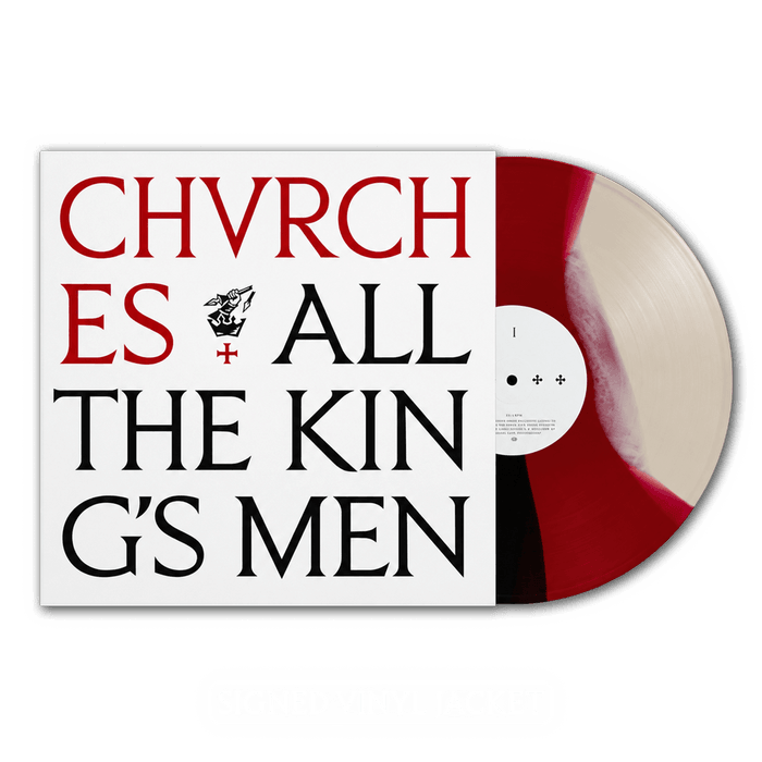 CHVRCHES — All The King's Men Signed Tri Colour Stripe LP