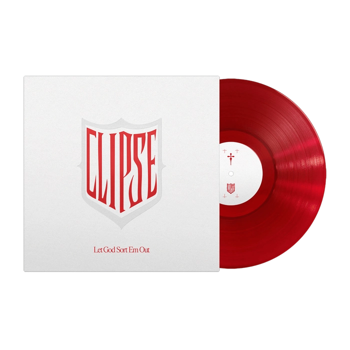 Vinyl - Clipse - LET GOD SORT EM OUT - SHIELD JACKET RED VINYL