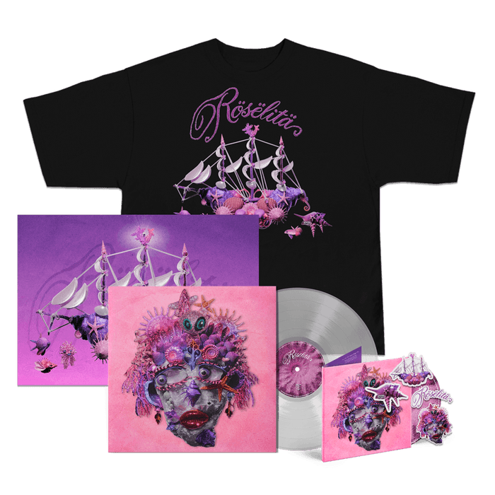 Bundle - 55ASKY - RÖSËLITÄ (SUPER PACK : VINYLE + CD + TEE SHIRT NOIR + STICKERS + AFFICHE)