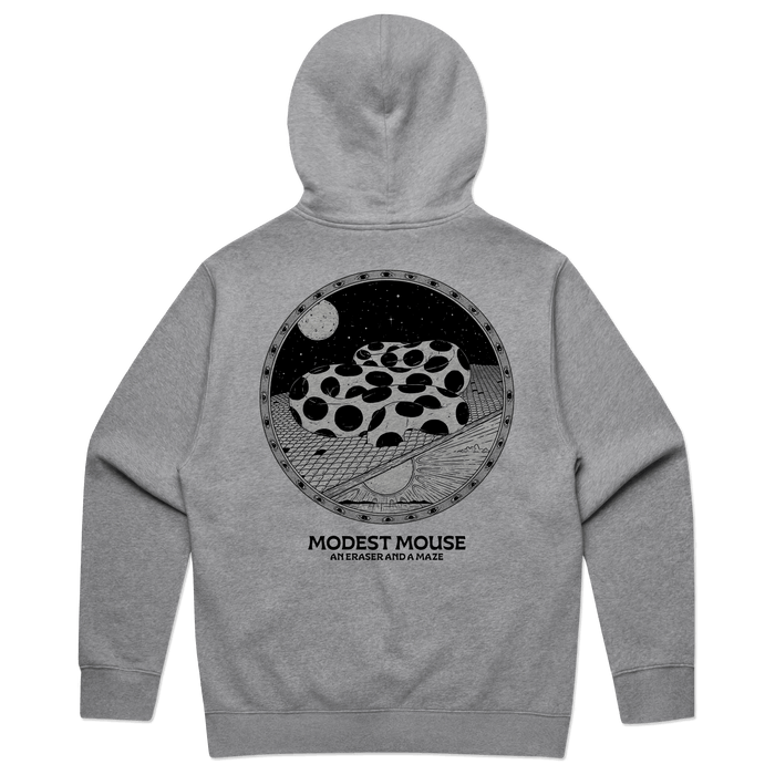 Merch - Modest Mouse - An Eraser And A Maze - Grey Hoodie (hover)