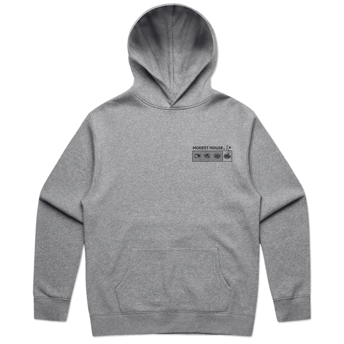 Merch - Modest Mouse - An Eraser And A Maze - Grey Hoodie