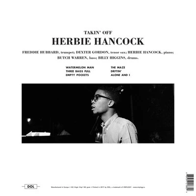 HERBIE HANCOCK TAKIN'OFF レコードLP Herbie Hancock – Takin' Off – Vinyl (LP, Album, Mono), 1962