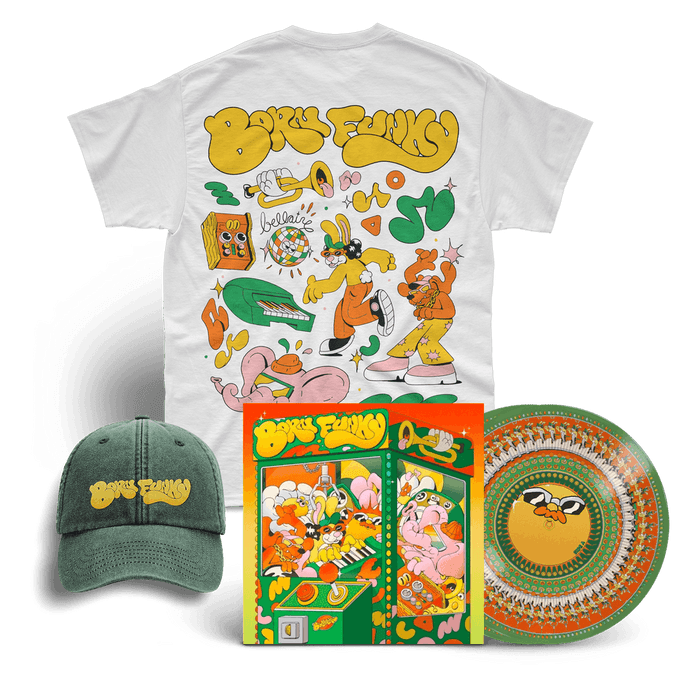 Bundle - Bellaire - Born Funky Deluxe LP (LIMITED SIGNED EDITION) + Tee + Cap- Bundle