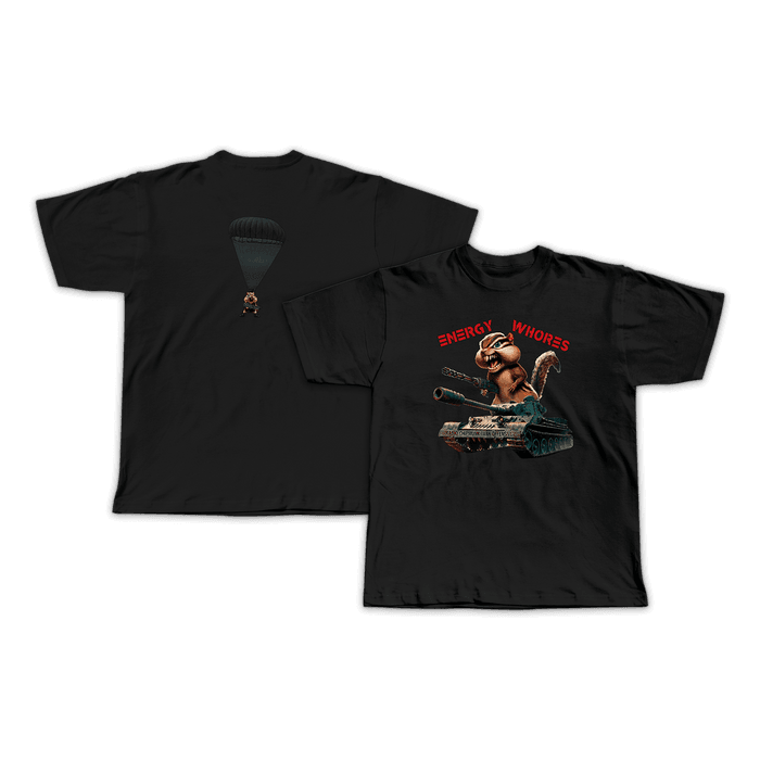 Vinyl - Energy Whores - Rabid Chipmunk Tank Offensive - T-Shirt