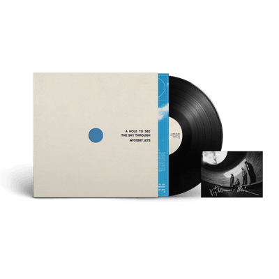 Bundle - Mystery Jets - A Hole To See The Sky Through - Black LP (w/ Exclusive Signed Art Card)