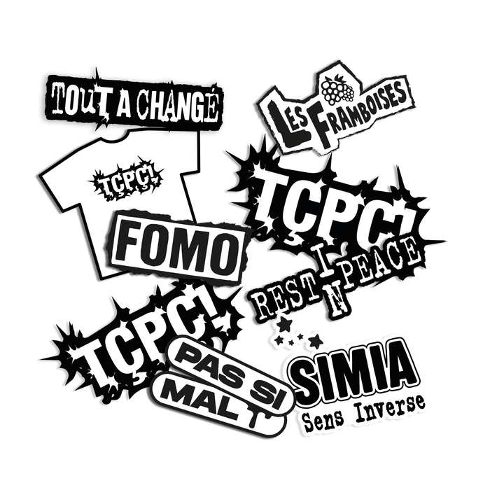 Bundle - Simia - TÇPÇ! (Bundle CD personnalisable & stickers + T-shirt) (hover)