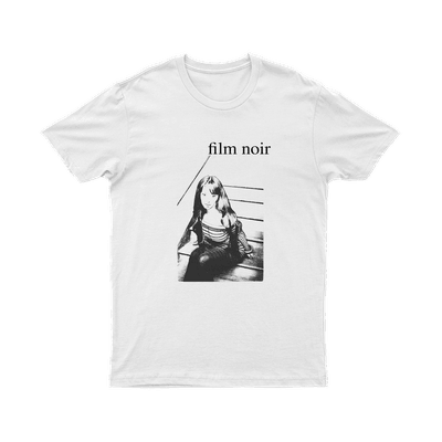 T-shirt - Faouzia - FILM NOIR (White Tee)