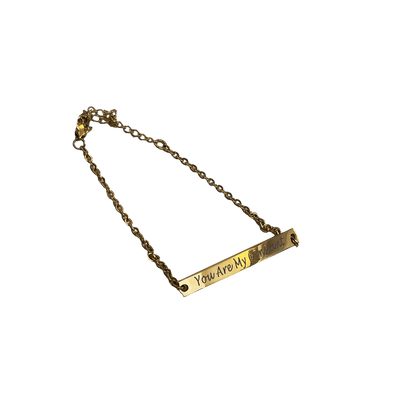 Vinyl - RuthAnne - You Are My Constant - Gold Bracelet