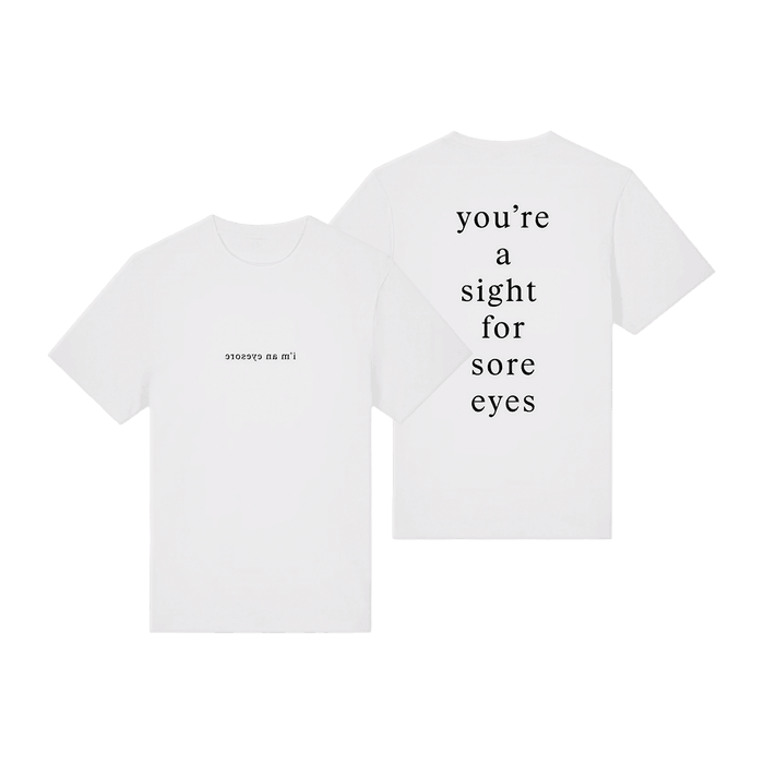 Merch - james blake - White lyric t-shirt