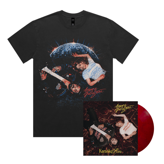 Bundle - Angus & Julia Stone - Store Exclusive Cherry Marble Vinyl + Choice Of Short Sleeve T-Shirt (hover)
