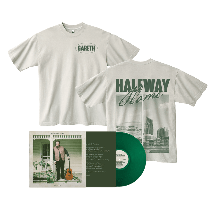 Bundle - Gareth - Halfway Home - Signed LP + Exclusive T-Shirt Bundle