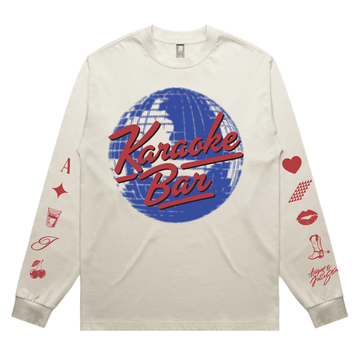 Merch - Angus & Julia Stone - White Longsleeve T-Shirt