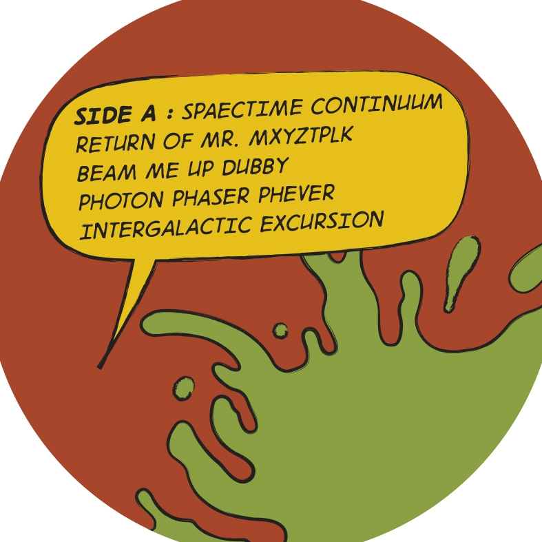 INTO A PARALLEL UNIVERSE CD - Label