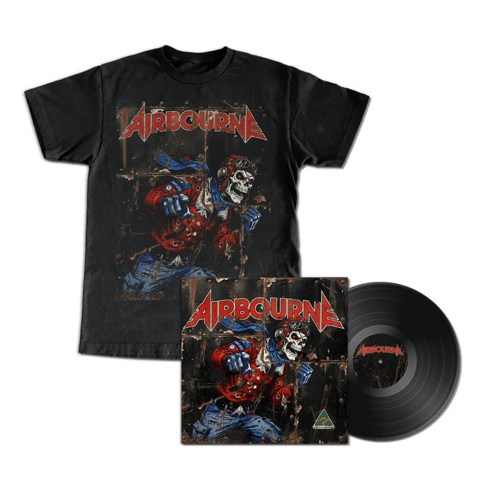 Bundle - Airbourne - Airbourne - Standard LP + T-Shirt Bundle