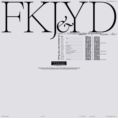 FKJ × Yussef Dayes – Live レコード LP FKJ and Dayes, Yussef - Live From The Greenhouse (LP Vinyl