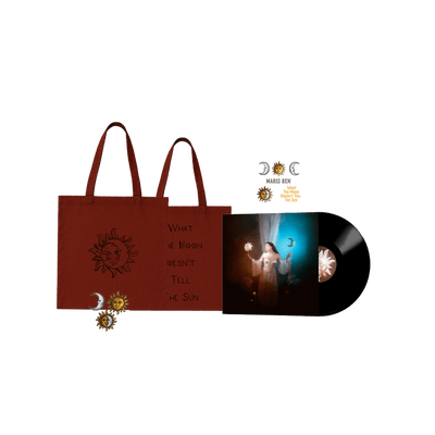 Bundle - MARIS BEN - What The Moon Doesn't Tell The Sun (bundle vinyl + sun/moon tote bag + pins + stickers)